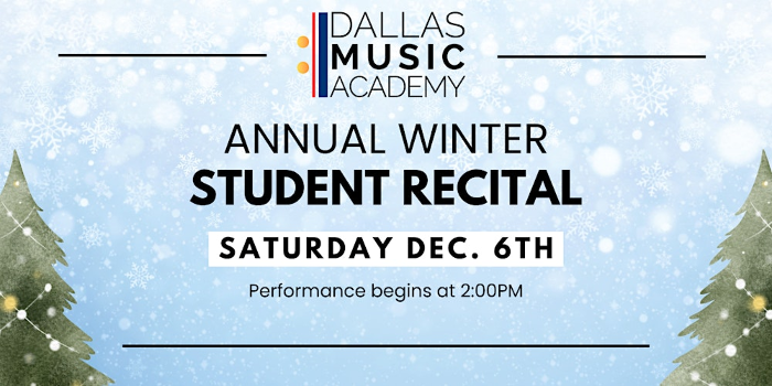 Winter Student Recital