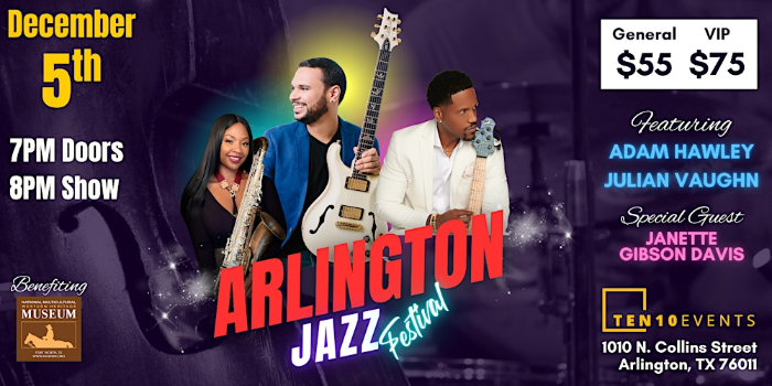 Arlington Jazz Festival feat. Adam Hawley & Julian Vaughn