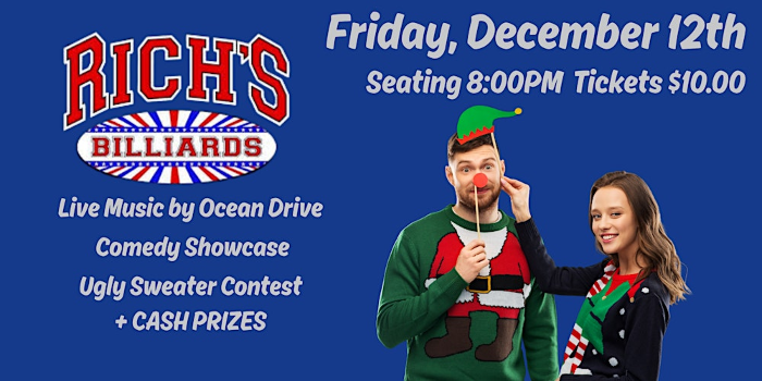 Ugly Sweater Party at Rich's Billiards