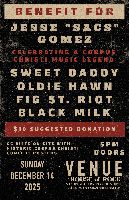 Benefit for Jesse "Sacs" Gomez