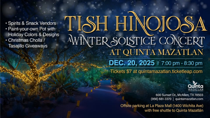 Winter Solstice Concert with Tish Hinojosa