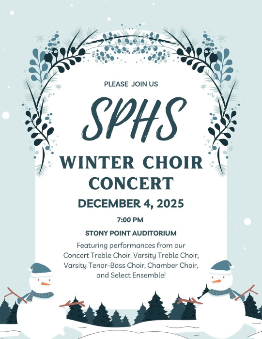 SPHS Winter Choir Concert