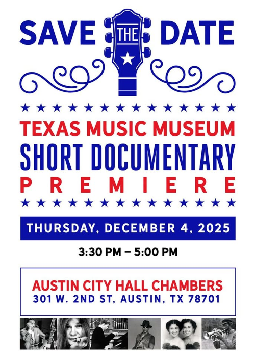 Texas Music Museum Short Documentary Premier