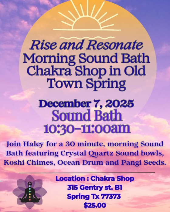 Morning Sound Bath/Meditation