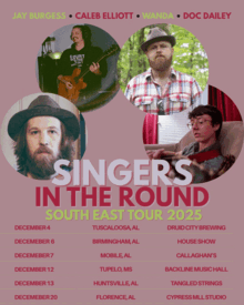 Singers in the round - Jay Burgess, Doc Dailey, Wanda \& Caleb Elliott