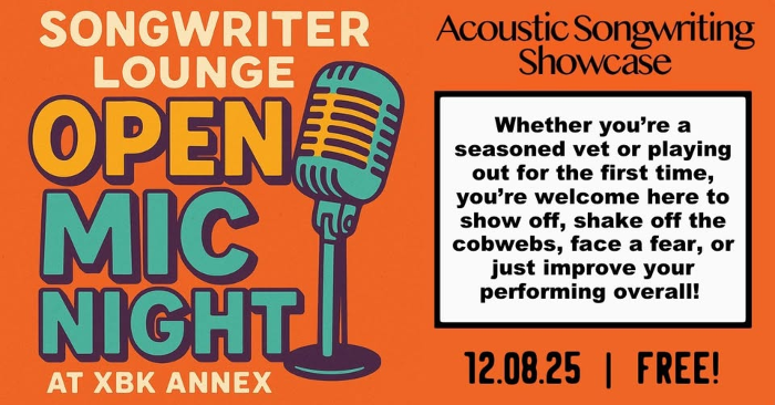 Songwriter Lounge Open Mic Night // FREE!