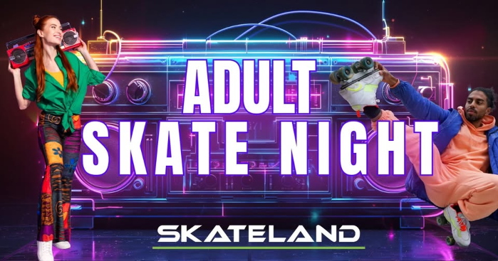 Adult Skate night at Skateland