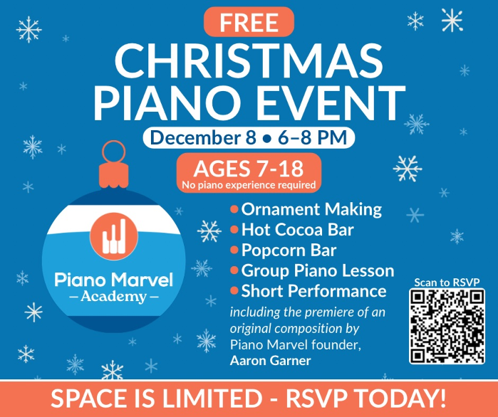 Christmas Piano Social Event