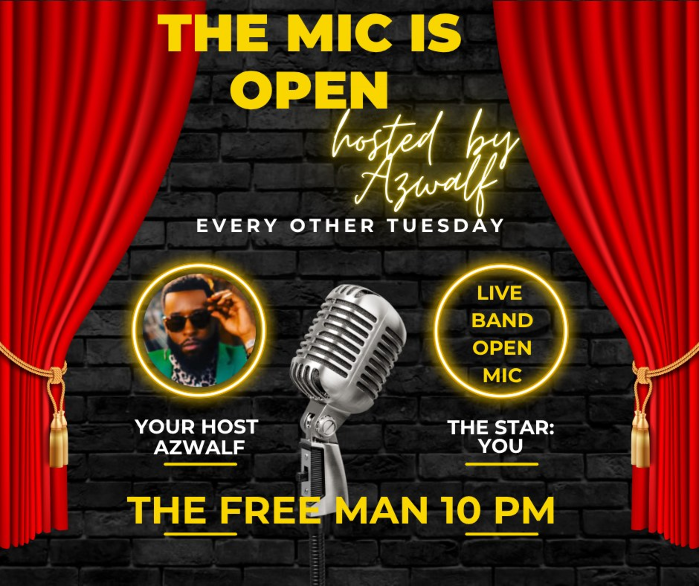 New Soul and R&B Open Mic on the Big stage