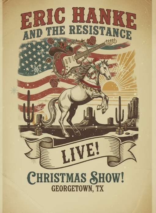 Eric Hanke and the Resistance Live at the Georgetown, TX Holiday Stroll!