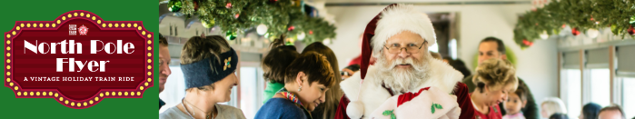 The North Pole Flyer: A Vintage Holiday Train Ride