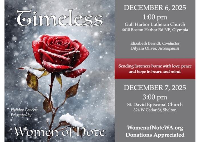 Women of Note presents Timeless Holiday Concert
