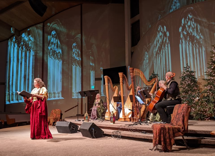Noël Harp Ensemble at East Shore Unitarian Church