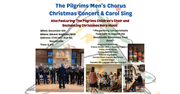 The Pilgrims Men's Chorus Christmas Concert & Carol Sing