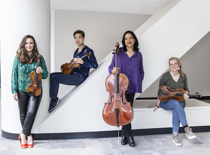Juilliard Quartet with Zuill Bailey play Shostakovich, Bach and Beethoven