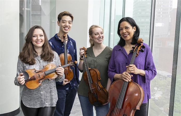 Juilliard Quartet and Zuill Bailey play Schubert "Cello Quintet" and Dvorak