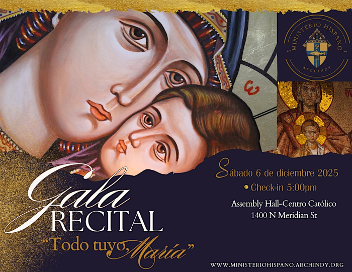 Gala & Recital Mariano "Todo tuyo, María"