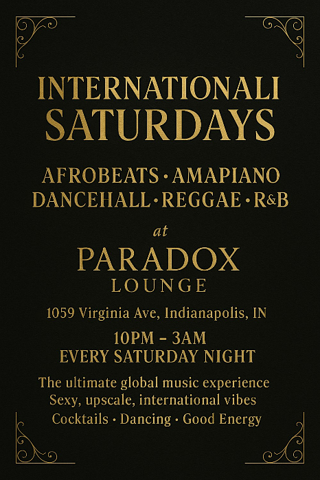 International Saturdays: Afrobeats vs R&B @paradox louge ( EVERY SATURDAY )