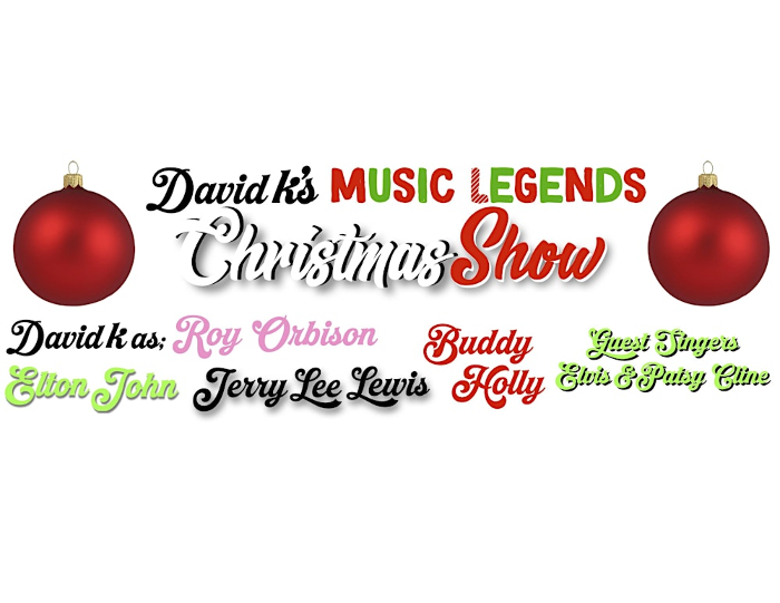 David K's MUSIC LEGENDS Christmas Show! Roy Orbison, Elton, Holly + more