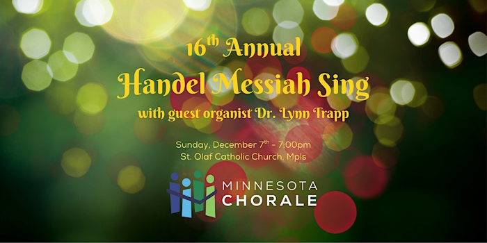 Minnesota Chorale and YOU! Present: Messiah Sing!