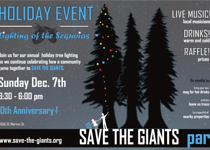 Lighting of the Sequoias