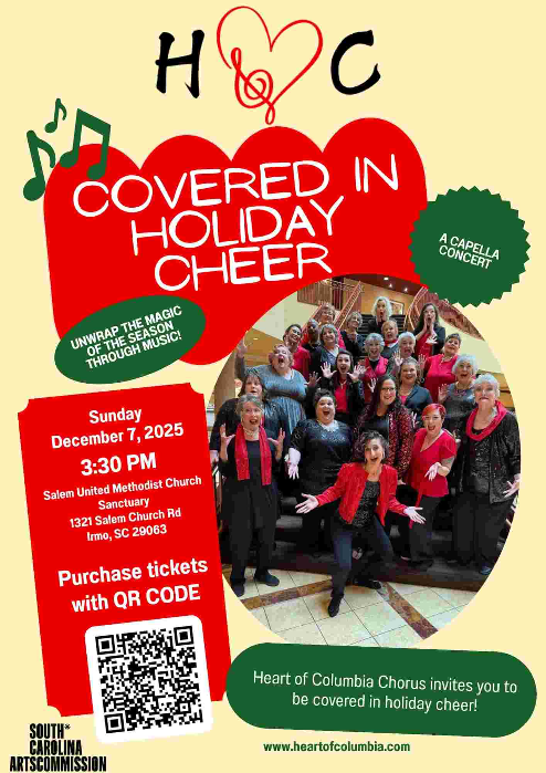Heart of Columbia Presents Covered in Holiday Cheer