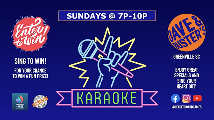 Karaoke Night | Dave & Buster's - Greenville SC