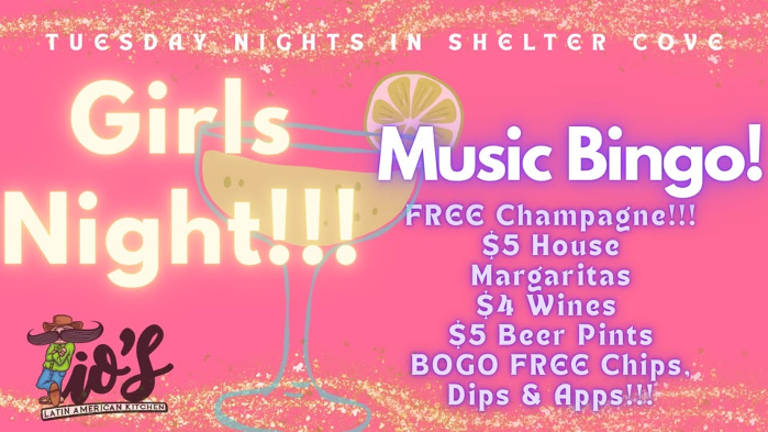 Girls Night Out & Music Bingo on Taco Tuesdsay