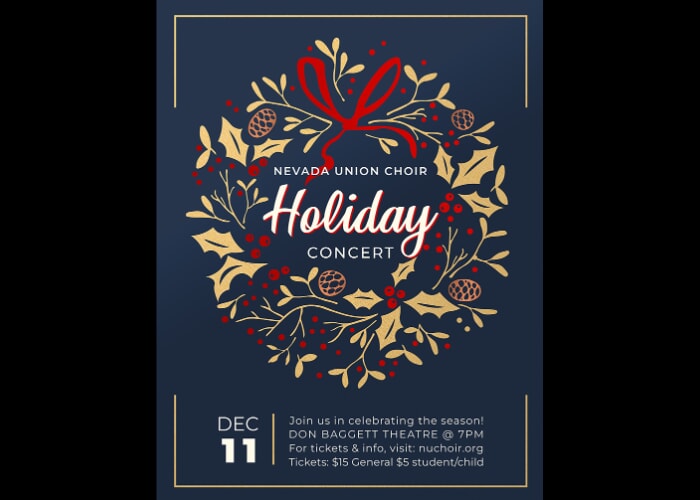 Nevada Union Choir's Holiday Concert