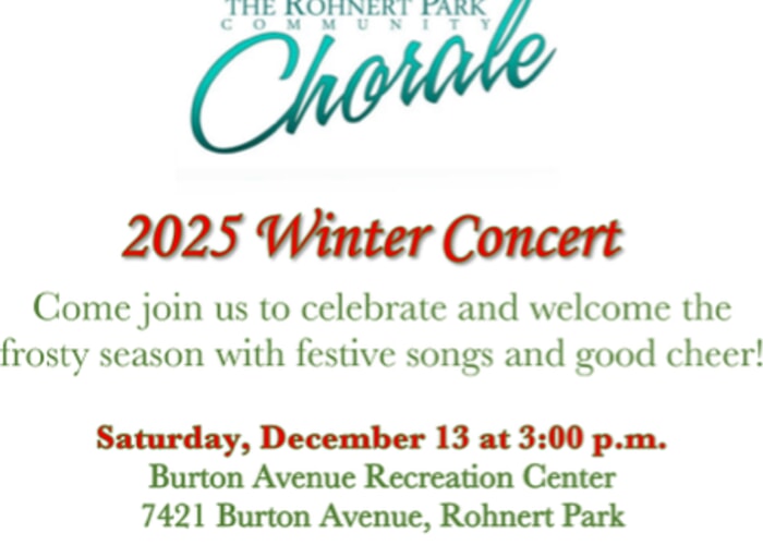 The Rohnert Park Community Chorale Winter Concert