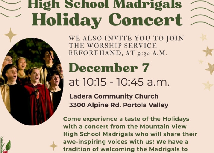 Mountain View High School Madrigals Holiday Concert
