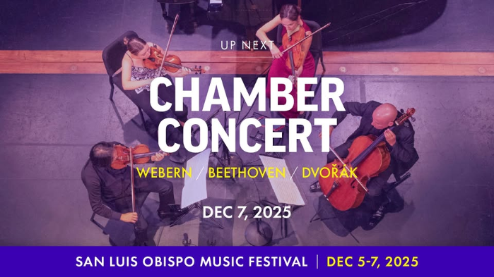 Chamber Music with Scott Yoo - SLO Music Festival, Dec 5-7