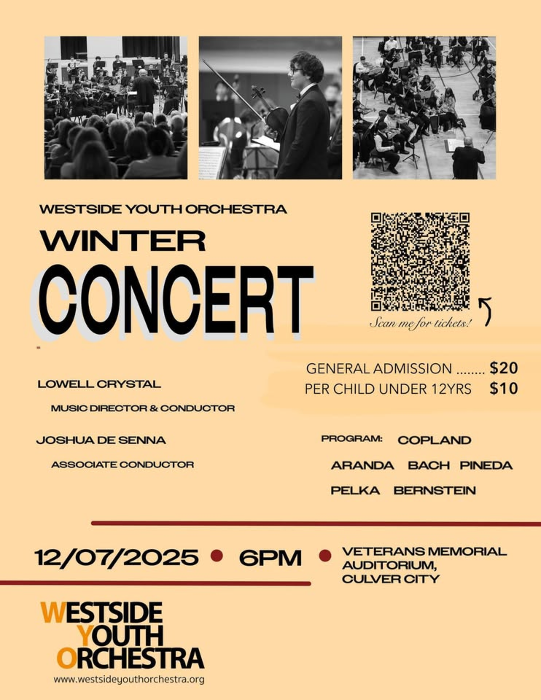 Westside Youth Orchestra: Winter Concert 2025