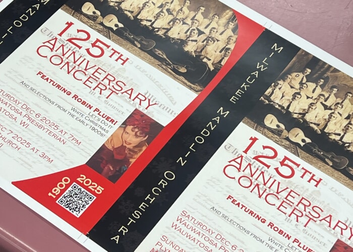 Milwaukee Mandolin Orchestra Celebrates its 125th Anniversary!