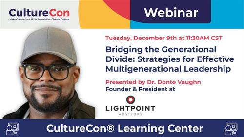 CultureCon Webinar