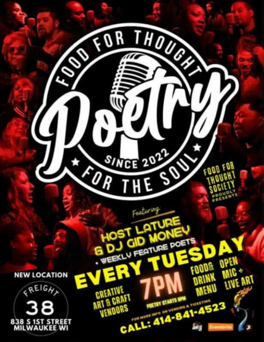 Poetry Tuesdays at Frieght 38