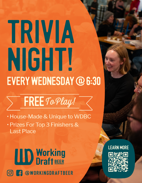 Working Draft Beer Company: Trivia Night