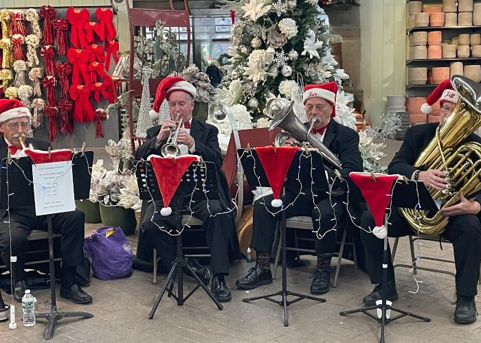 Holiday Brass Band Performance
