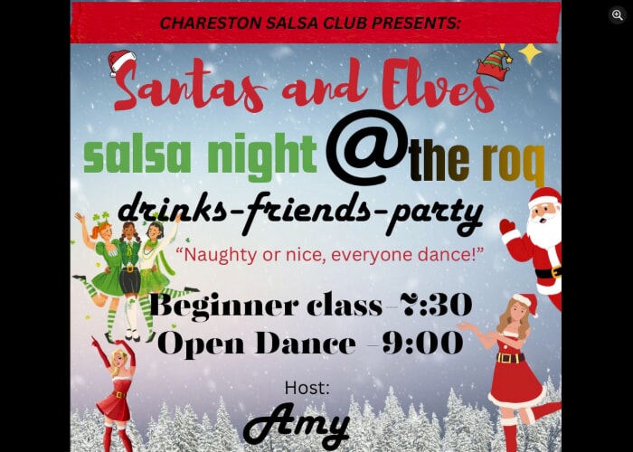 Santas & Elves Salsa Night
