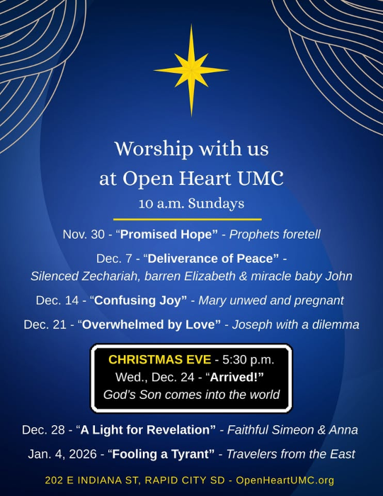 Worship with us during Advent! (and beyond)