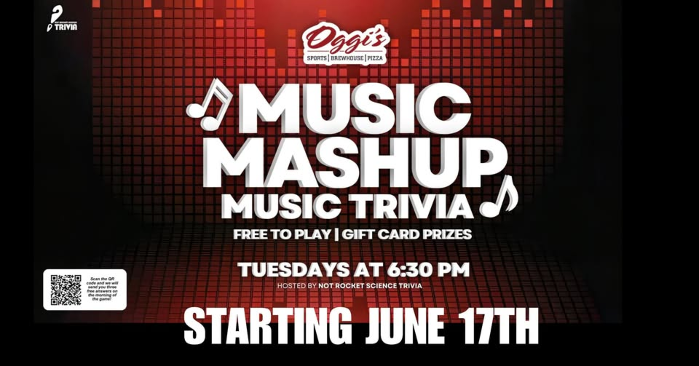Oggi's Tuesdays - Music Trivia!!! Prizes to Top 3 Teams!