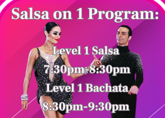Cavallo Dance Az Presents: Salsa on 1 Program Level 1 Evening