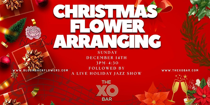 XO Bar Holiday Wreath Party and Christmas Jazz