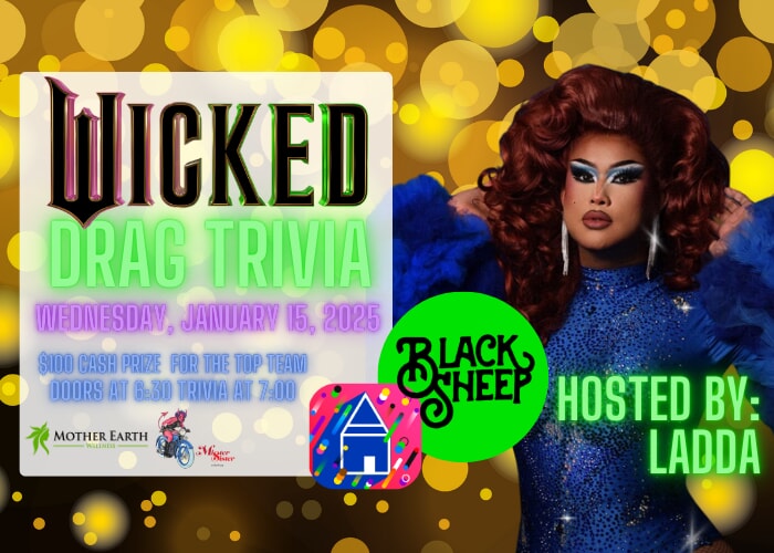 Drag Trivia Every Month at Black Sheep with Ladda