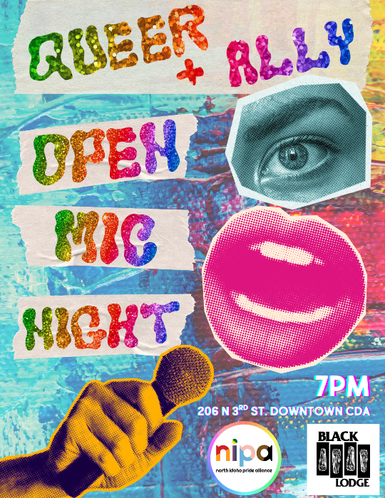 Queer & Ally Open Mic at Black Lodge