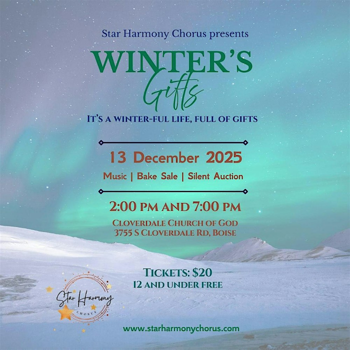 Star Harmony Chorus Holiday Show- evening peformance
