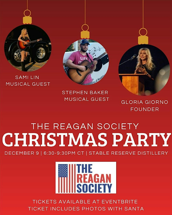 THE REAGAN SOCIETY FIRST ANNUAL CHRISTMAS PARTY WITH SANTA CLAUS