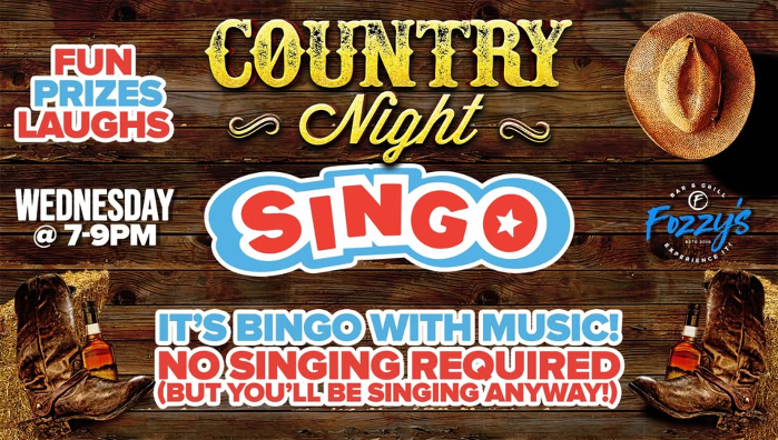 Country Night Singo Bingo