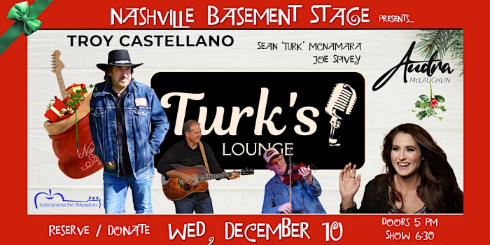 NBS Live at Turk's Lounge Benefitting Instruments for Education