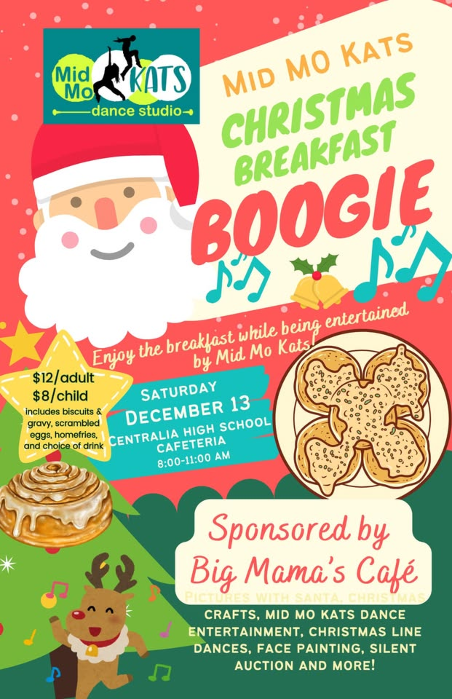 Mid Mo Kats 2nd Annual Christmas Breakfast Boogie